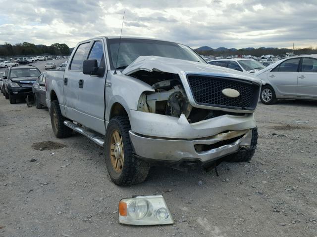 1FTRW14W46FA75008 - 2006 FORD F150 SUPER SILVER photo 1