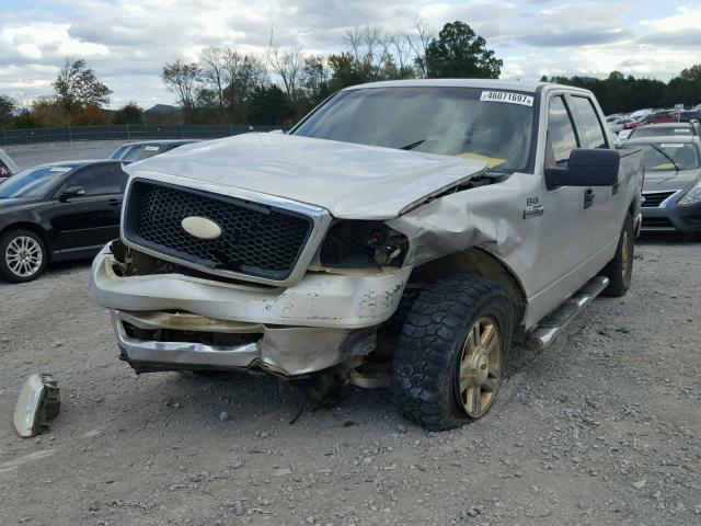 1FTRW14W46FA75008 - 2006 FORD F150 SUPER SILVER photo 2