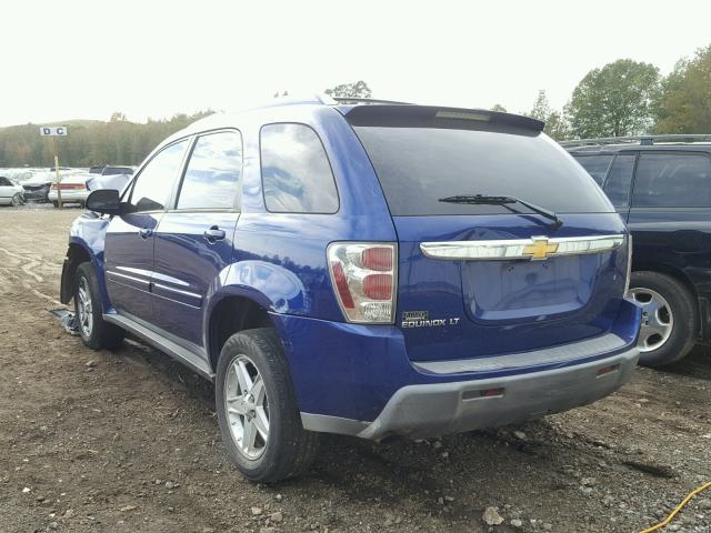 2CNDL63FX66174259 - 2006 CHEVROLET EQUINOX BLUE photo 3