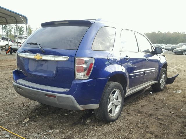 2CNDL63FX66174259 - 2006 CHEVROLET EQUINOX BLUE photo 4