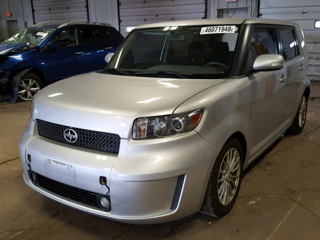 JTLKE50E881001250 - 2008 TOYOTA SCION XB ვერცხლისფერი ფოტო 2