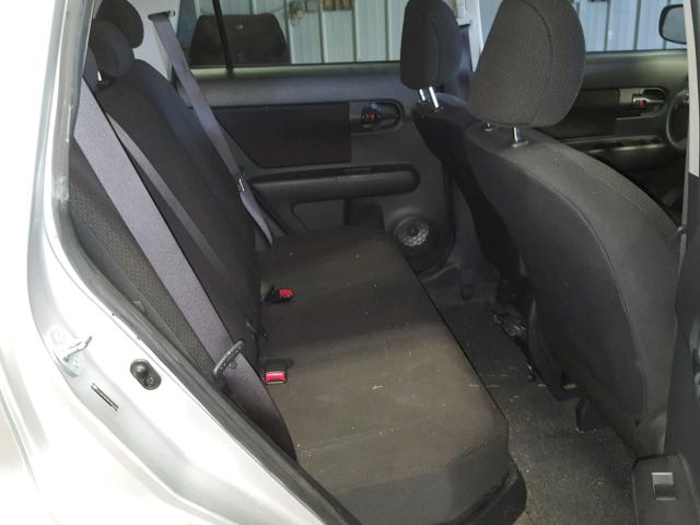 JTLKE50E881001250 - 2008 TOYOTA SCION XB ვერცხლისფერი ფოტო 6