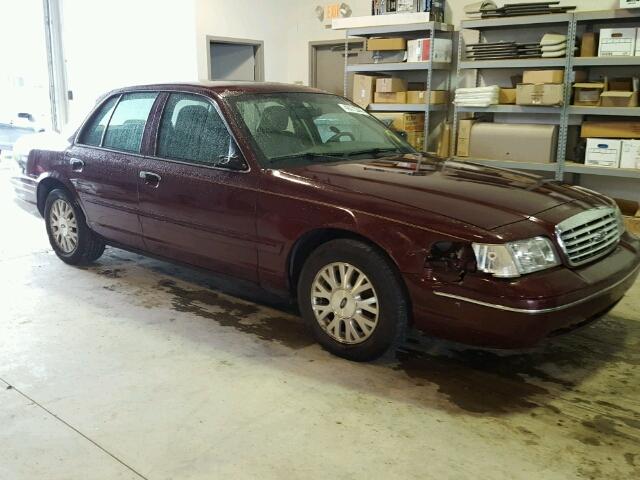 2FAFP74W44X107756 - 2004 FORD CROWN VICT BURGUNDY photo 1