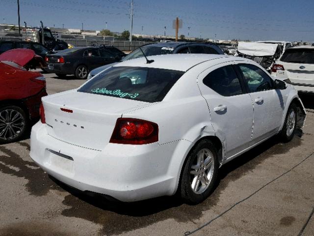 1B3BD1FB8BN565213 - 2011 DODGE AVENGER MA WHITE photo 4