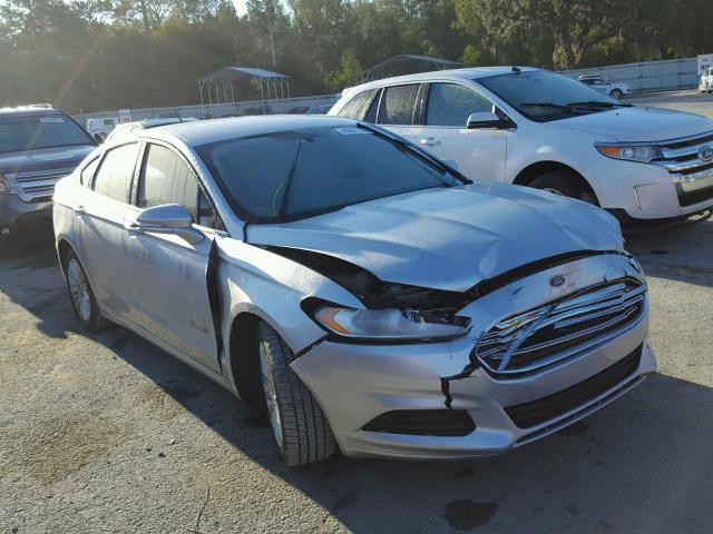 3FA6P0LU5FR210970 - 2015 FORD FUSION SE SILVER photo 1