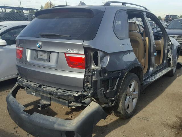 5UXFE43509L275324 - 2009 BMW X5 XDRIVE3 GRAY photo 4