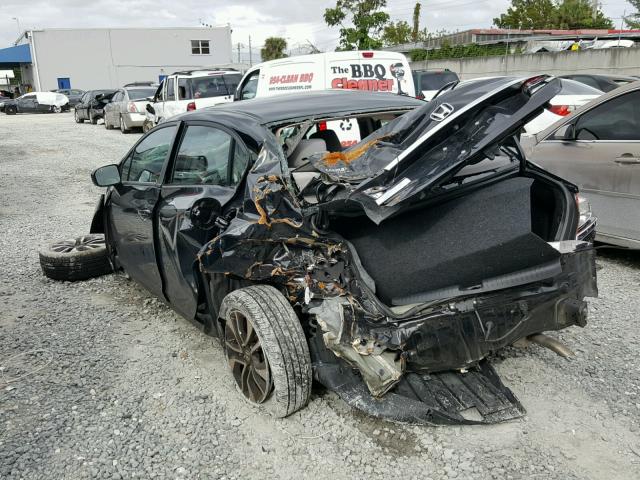 19XFB2F8XEE010515 - 2014 HONDA CIVIC EX BLACK photo 3