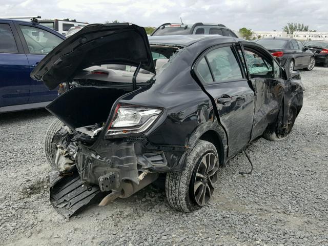 19XFB2F8XEE010515 - 2014 HONDA CIVIC EX BLACK photo 4
