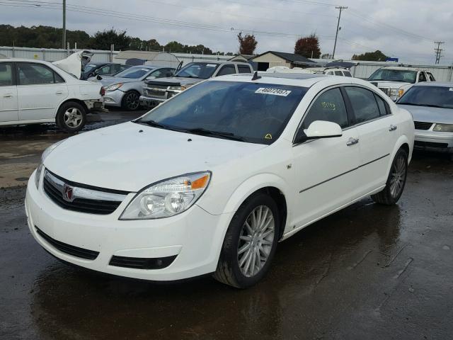 1G8ZV57758F150956 - 2008 SATURN AURA XR WHITE photo 2