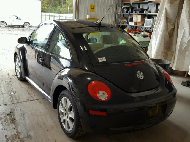 3VWPW31C19M518990 - 2009 VOLKSWAGEN NEW BEETLE შავი ფოტო 3