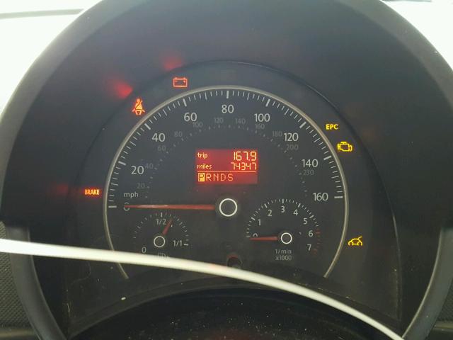 3VWPW31C19M518990 - 2009 VOLKSWAGEN NEW BEETLE შავი ფოტო 8