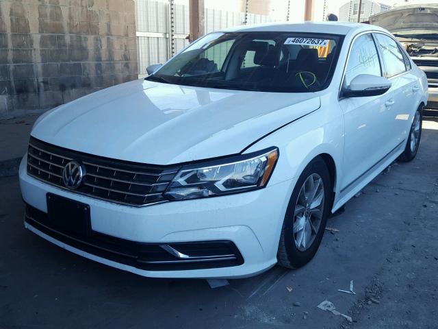 1VWAT7A39HC019344 - 2017 VOLKSWAGEN PASSAT S WHITE photo 2