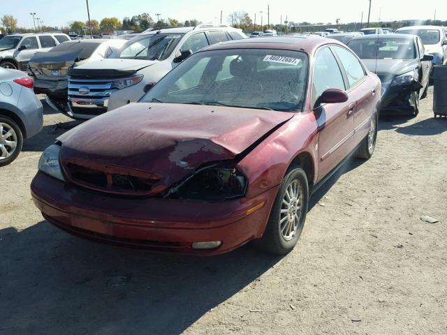 1MEFM55S53A614707 - 2003 MERCURY SABLE RED photo 2