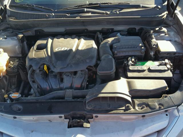 5NPEB4AC4CH405902 - 2012 HYUNDAI SONATA GLS SILVER photo 7