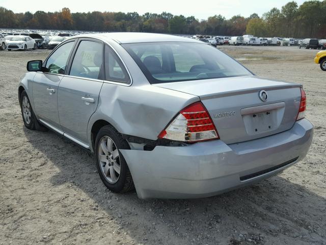 1MEHM40156G616296 - 2006 MERCURY MONTEGO LU SILVER photo 3