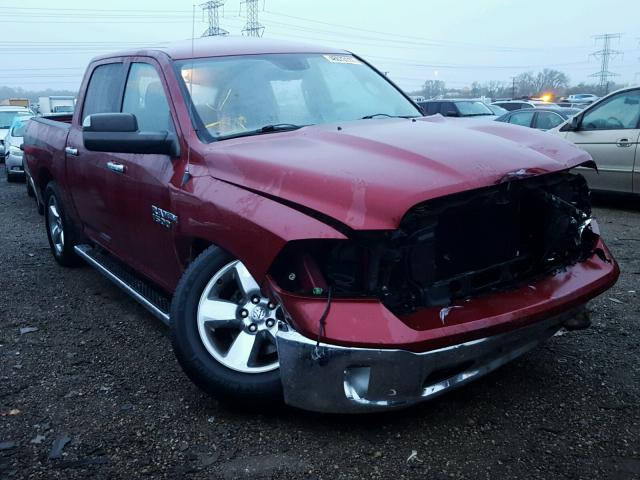 1C6RR7LT5DS514407 - 2013 RAM 1500 SLT წითელი ფოტო 1