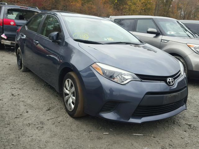 2T1BURHEXEC171868 - 2014 TOYOTA COROLLA L GRAY photo 1