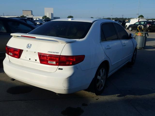 1HGCM66855A059520 - 2005 HONDA ACCORD EX WHITE photo 4