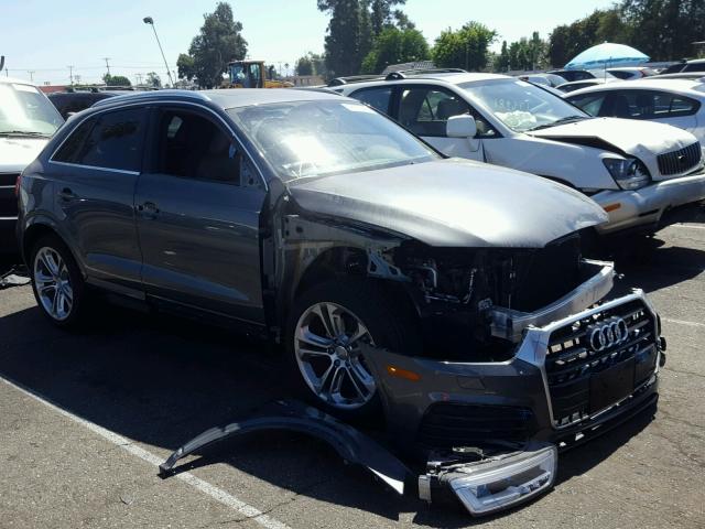 WA1JCCFS3JR014374 - 2018 AUDI Q3 PREMIUM GRAY photo 1