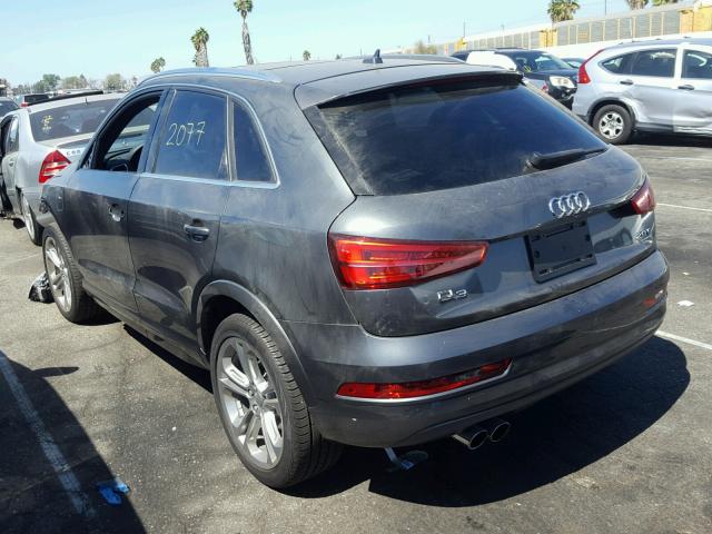 WA1JCCFS3JR014374 - 2018 AUDI Q3 PREMIUM GRAY photo 3