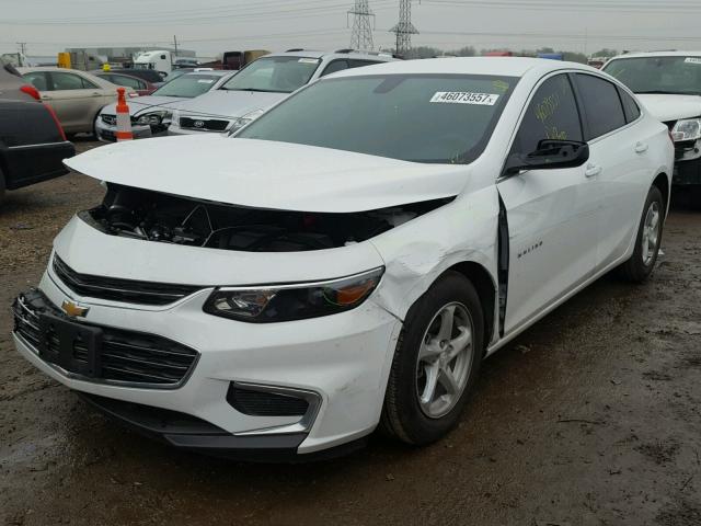 1G1ZB5ST8HF139851 - 2017 CHEVROLET MALIBU LS თეთრი ფოტო 2