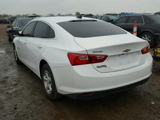 1G1ZB5ST8HF139851 - 2017 CHEVROLET MALIBU LS თეთრი ფოტო 3