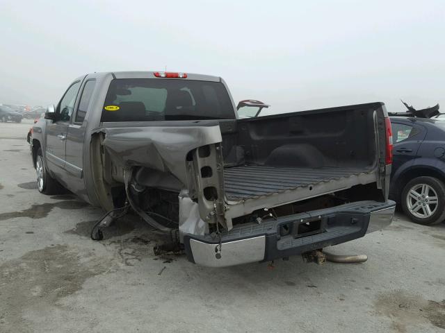 1GCRCSE07DZ177603 - 2013 CHEVROLET SILVERADO SILVER photo 3