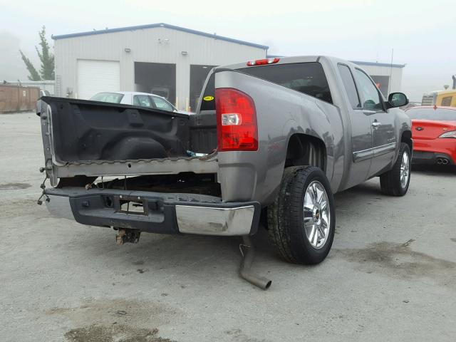 1GCRCSE07DZ177603 - 2013 CHEVROLET SILVERADO SILVER photo 4