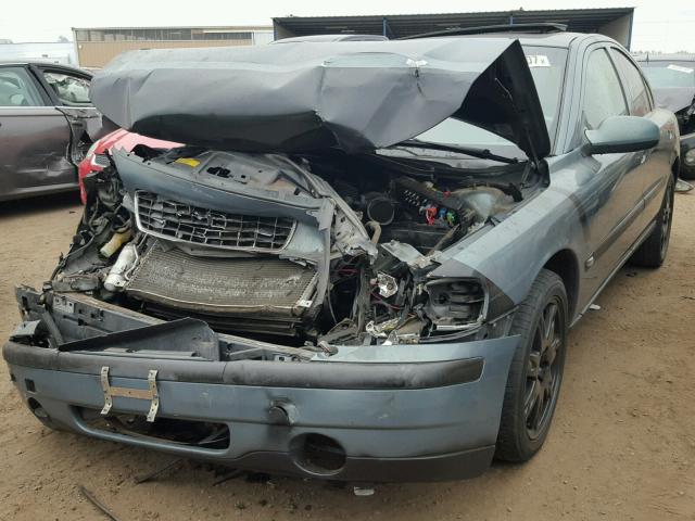 YV1RH58D822156051 - 2002 VOLVO S60 GREEN photo 2