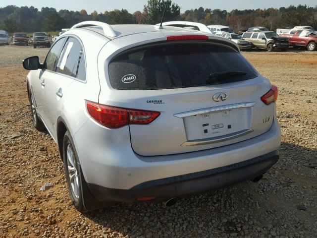 JN8CS1MU2DM141939 - 2013 INFINITI FX37 SILVER photo 3