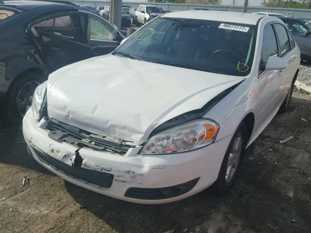 2G1WG5EK7B1218160 - 2011 CHEVROLET IMPALA LT WHITE photo 2