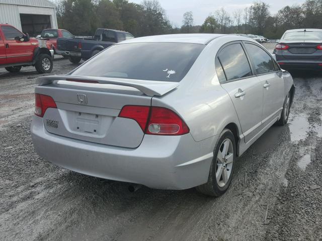 1HGFA16838L083915 - 2008 HONDA CIVIC EX SILVER photo 4