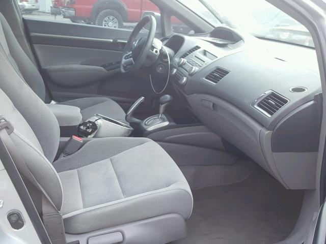 1HGFA16838L083915 - 2008 HONDA CIVIC EX SILVER photo 5