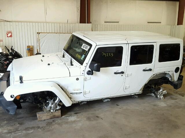 1C4HJWEG2EL187983 - 2014 JEEP WRANGLER U WHITE photo 9