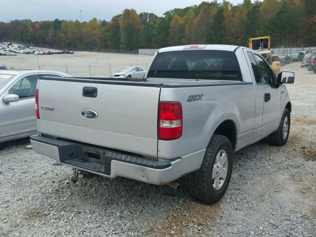 1FTRF12W66NA42729 - 2006 FORD F150 SILVER photo 4