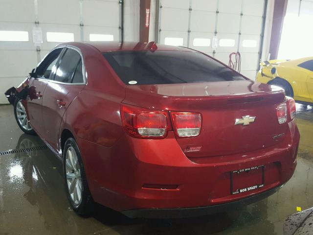 1G11E5SA2DU138171 - 2013 CHEVROLET MALIBU 2LT RED photo 3