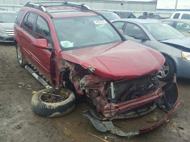 2CKDL63F566172321 - 2006 PONTIAC TORRENT RED photo 1