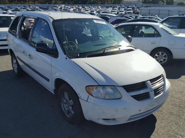 1D8GP45R46B694344 - 2006 DODGE CARAVAN SX WHITE photo 1