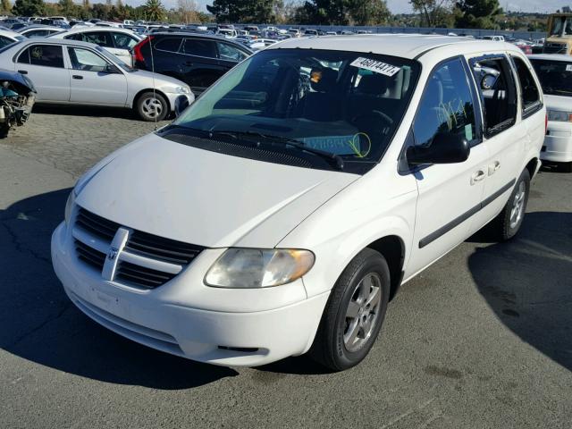 1D8GP45R46B694344 - 2006 DODGE CARAVAN SX WHITE photo 2