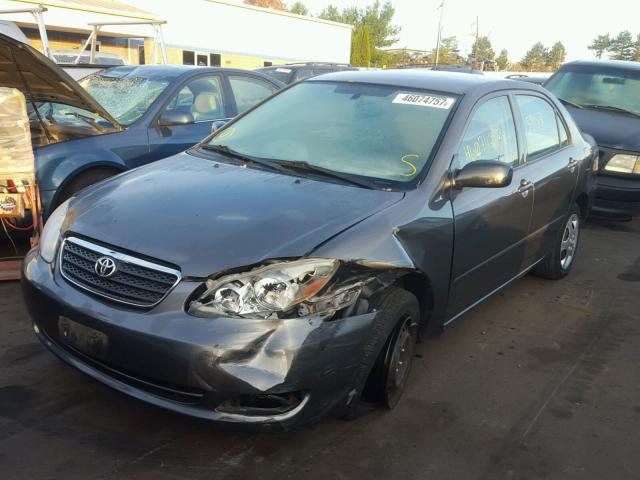 2T1BR32E47C764846 - 2007 TOYOTA COROLLA CE GRAY photo 2