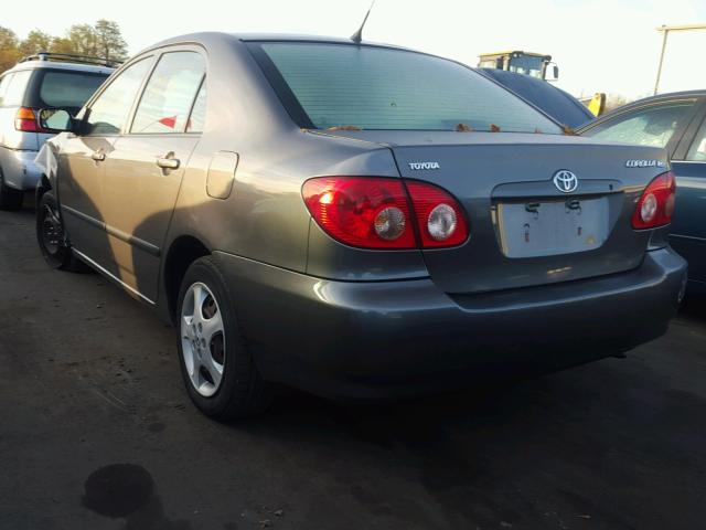 2T1BR32E47C764846 - 2007 TOYOTA COROLLA CE GRAY photo 3