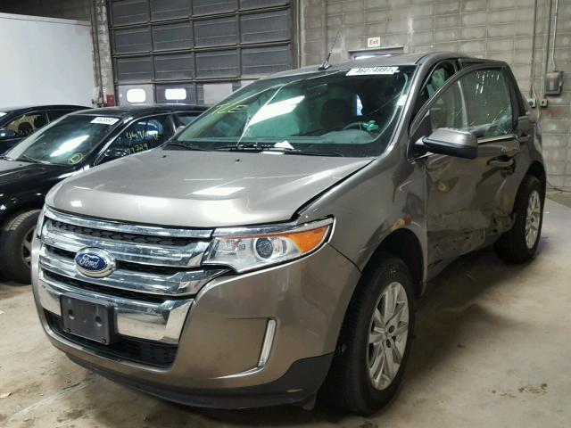 2FMDK3KC2DBB86693 - 2013 FORD EDGE LIMIT BROWN photo 2