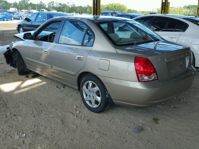 KMHDN46D96U320967 - 2006 HYUNDAI ELANTRA GL GOLD photo 3