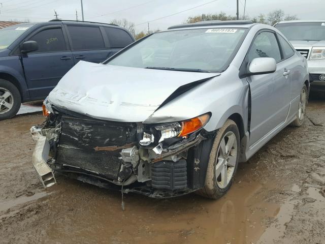 2HGFG12827H547132 - 2007 HONDA CIVIC EX SILVER photo 2