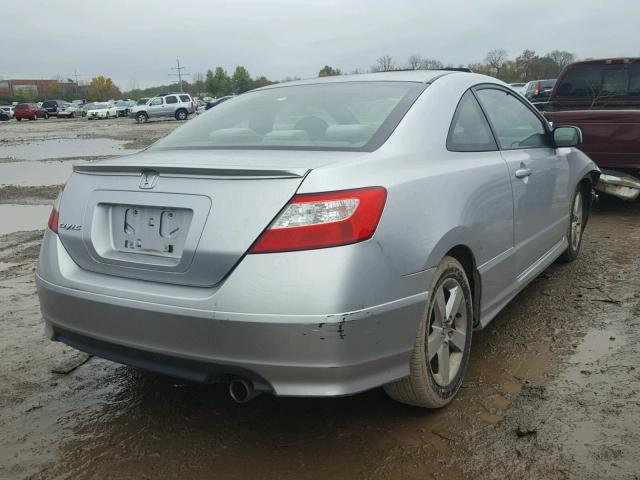 2HGFG12827H547132 - 2007 HONDA CIVIC EX SILVER photo 4