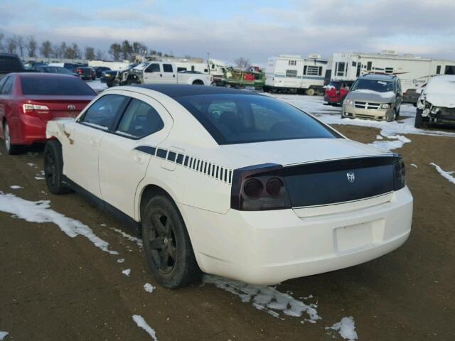 2B3KA43D89H520162 - 2009 DODGE CHARGER WHITE photo 3