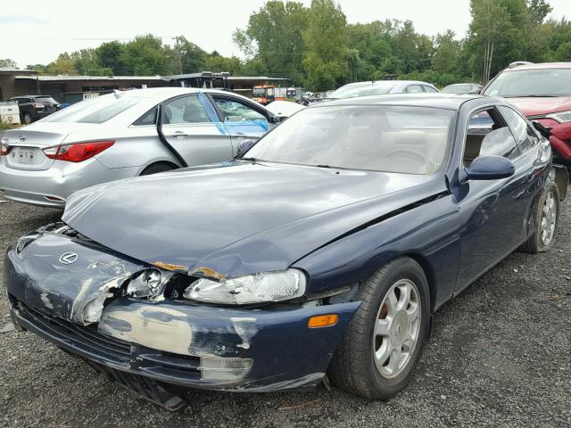 JT8CH32Y0T0050488 - 1996 LEXUS SC 400 BLUE photo 2