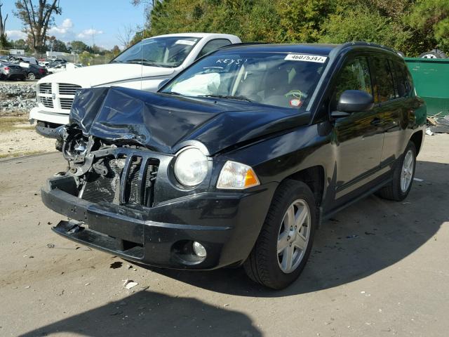 1J4NT4FB1AD622656 - 2010 JEEP COMPASS SP BLACK photo 2