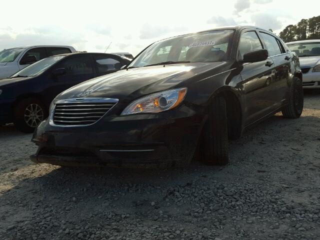 1C3CCBAB4DN641942 - 2013 CHRYSLER 200 LX BLACK photo 2