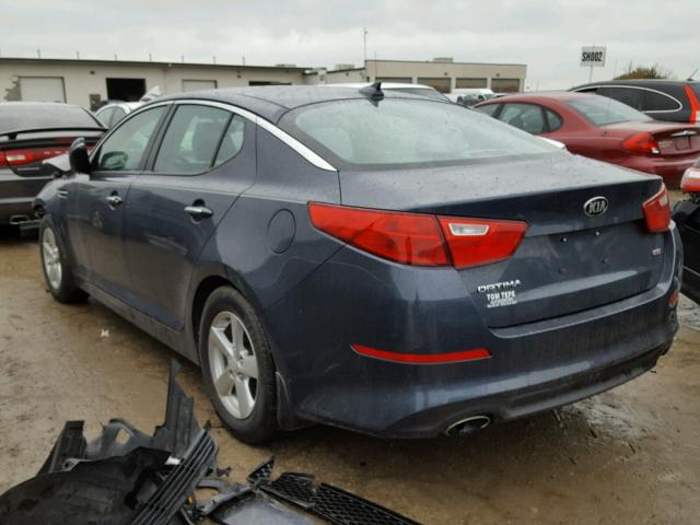 KNAGM4A71F5586741 - 2015 KIA OPTIMA LX GRAY photo 3